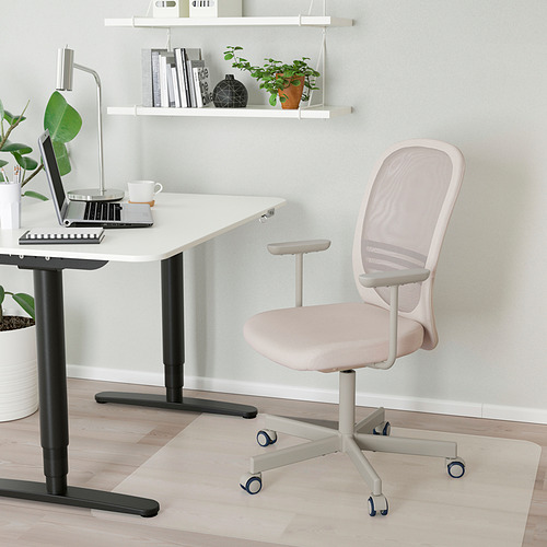 FLINTAN office chair with armrests