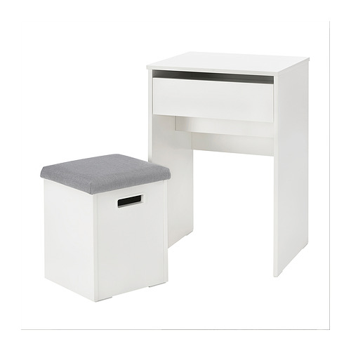 MALMSLÄTT 化妝台附椅凳