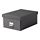 TJOG - storage box with lid, dark grey | IKEA Taiwan Online - PE787900_S1