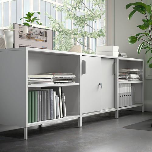 TROTTEN cabinet with sliding doors