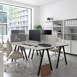 TROTTEN - 書桌/工作桌, 米色/碳黑色 | IKEA 線上購物 - PE828983_S3