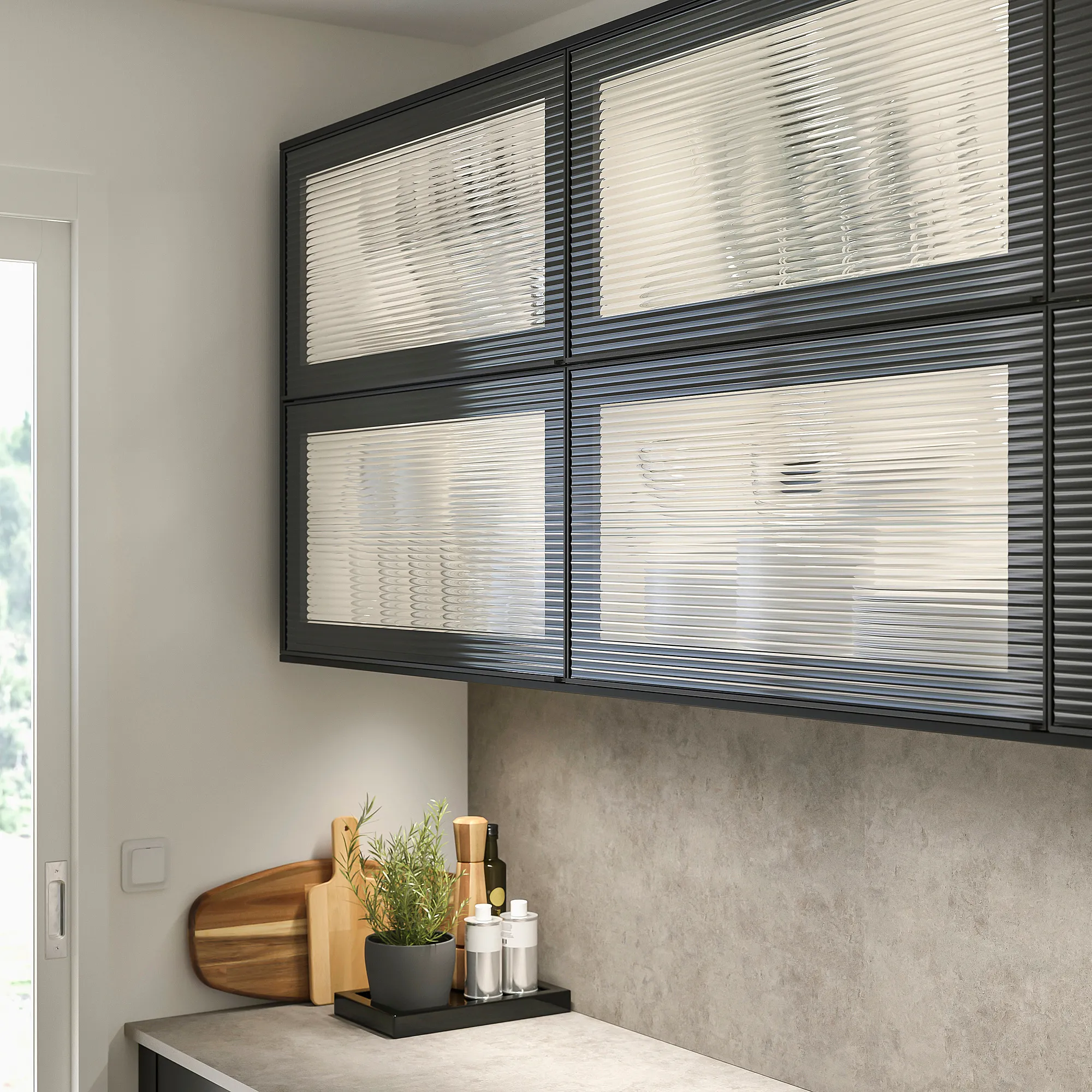 HEJSTA glass door