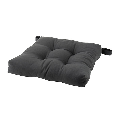 MALINDA - 椅墊，碳黑色，40x38x7 公分 | IKEA 線上購物 - E1013305_S4