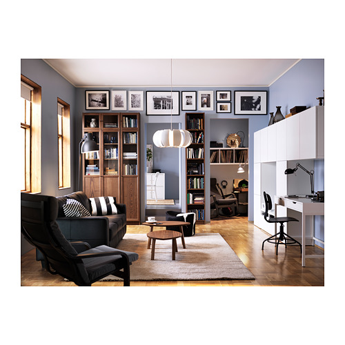 BILLY/OXBERG - bookcase, brown ash veneer | IKEA Taiwan Online - PH134460_S4