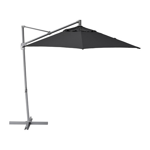 HISSÖ - 懸掛式陽傘, 碳黑色, 300 公分 | IKEA 線上購物 - PE874315_S4