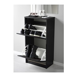BISSA - shoe cabinet with 2 compartments, white | IKEA Taiwan Online - PE727758_S3