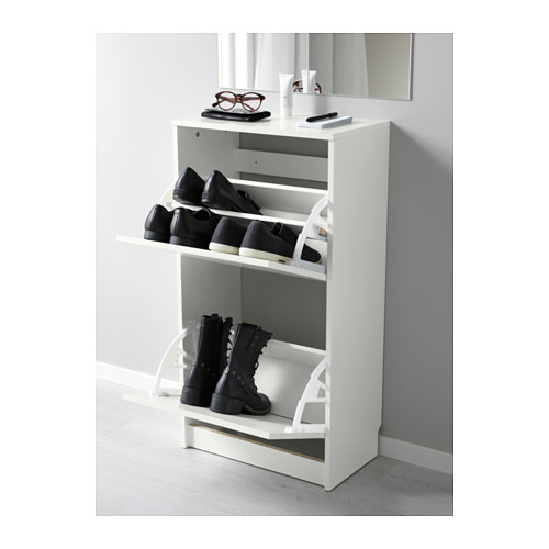 BISSA - 雙層鞋櫃, 白色 | IKEA 線上購物 - PE578015_S4