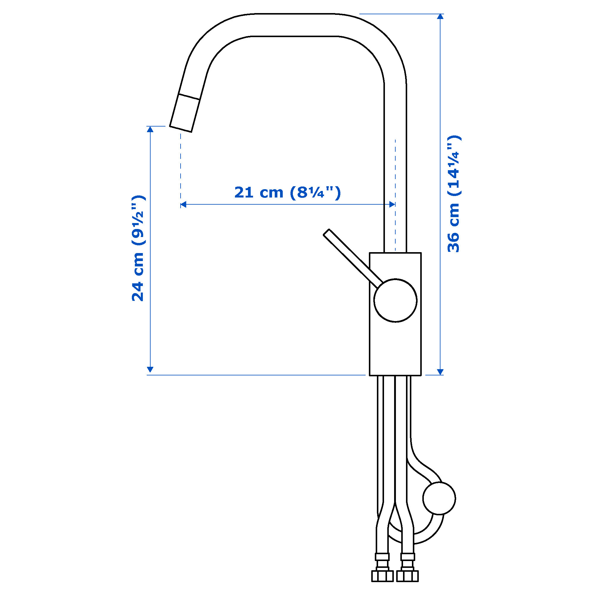 ÄLMAREN 廚房水龍頭附拉出式噴頭