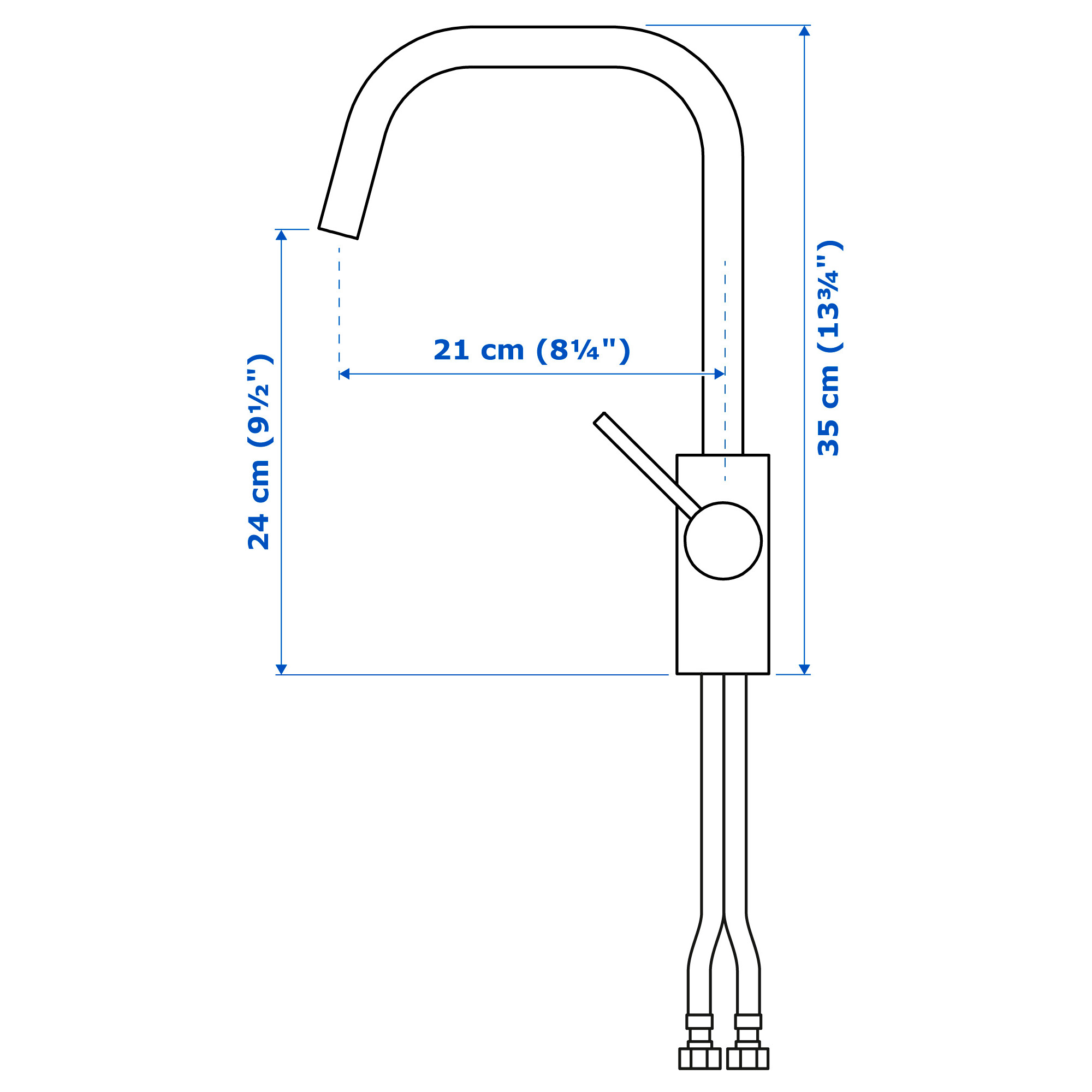 ÄLMAREN kitchen mixer tap