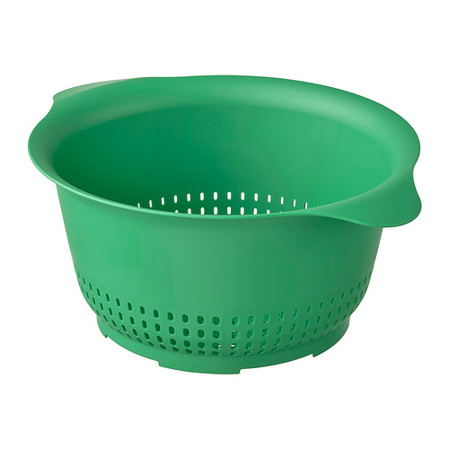 UPPFYLLD - colander, bright green, 24 cm | IKEA Taiwan Online - PE874383_S4