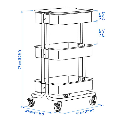RÅSKOG/NORRÅVA 附蓋推車