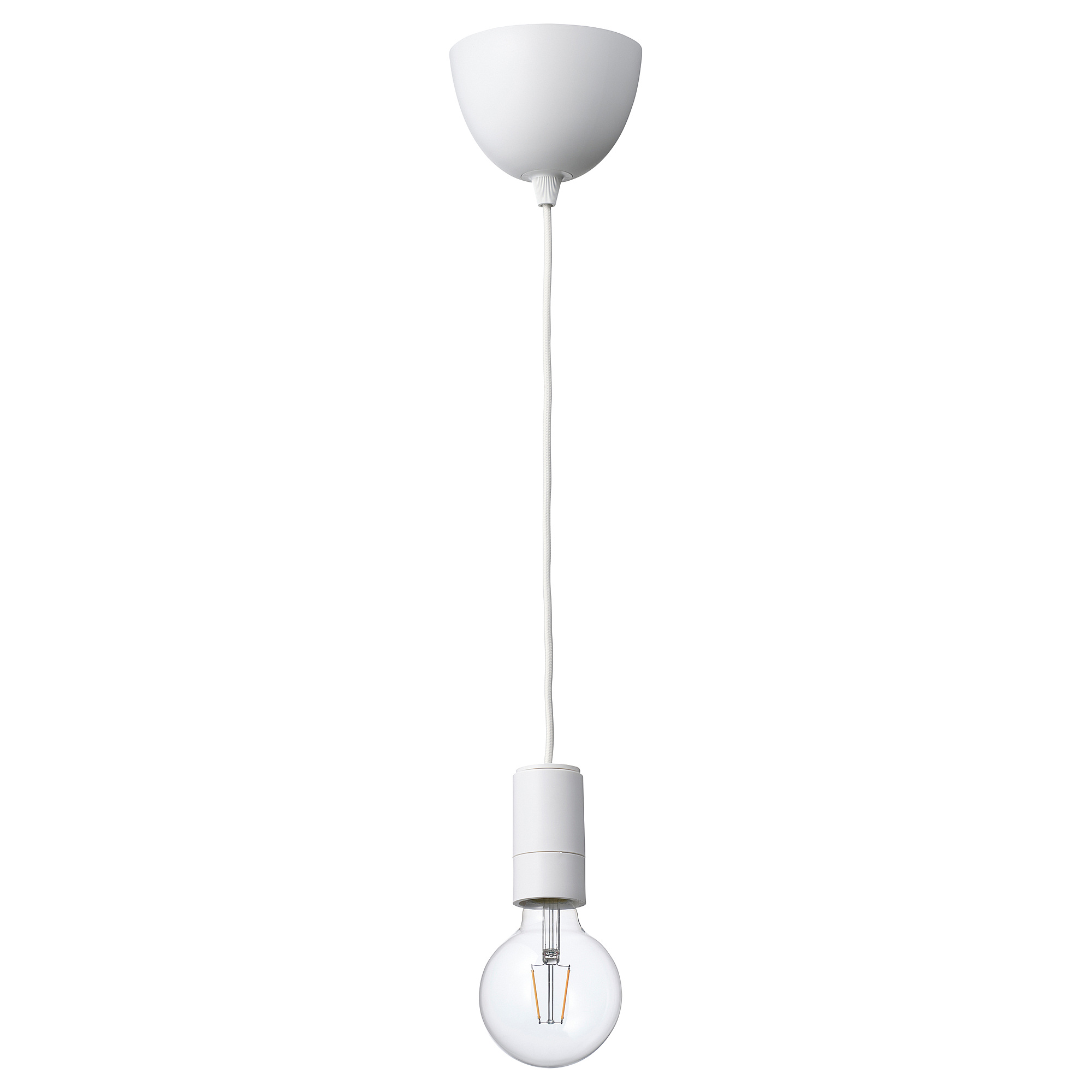 SUNNEBY/LUNNOM pendant lamp with light bulb