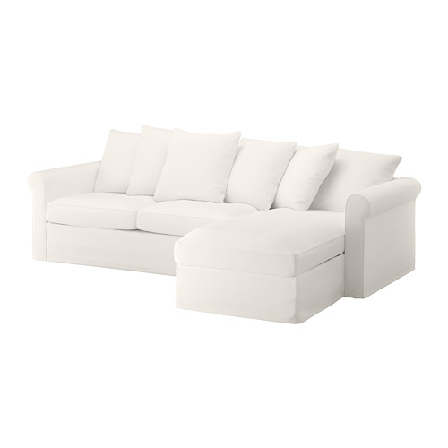 GRÖNLID - cover 3-seat sofa-bed w chaise lng, Inseros white | IKEA Taiwan Online - PE690247_S4