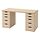 LAGKAPTEN/ALEX - desk, white stained oak effect | IKEA Taiwan Online - PE832397_S1