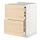 METOD/MAXIMERA - bc w pull-out work surface/3drw, white/Askersund light ash effect | IKEA Taiwan Online - PE832430_S1