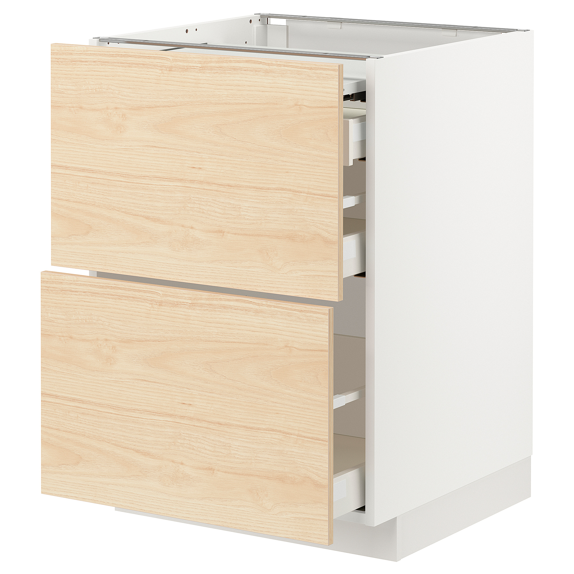 METOD/MAXIMERA bc w pull-out work surface/3drw