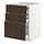 METOD/MAXIMERA - bc w pull-out work surface/3drw, white/Sinarp brown | IKEA Taiwan Online - PE832599_S1