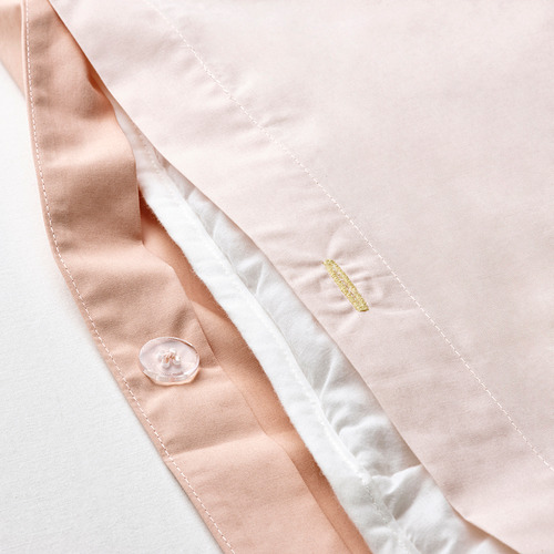 STRANDTALL duvet cover and 2 pillowcases