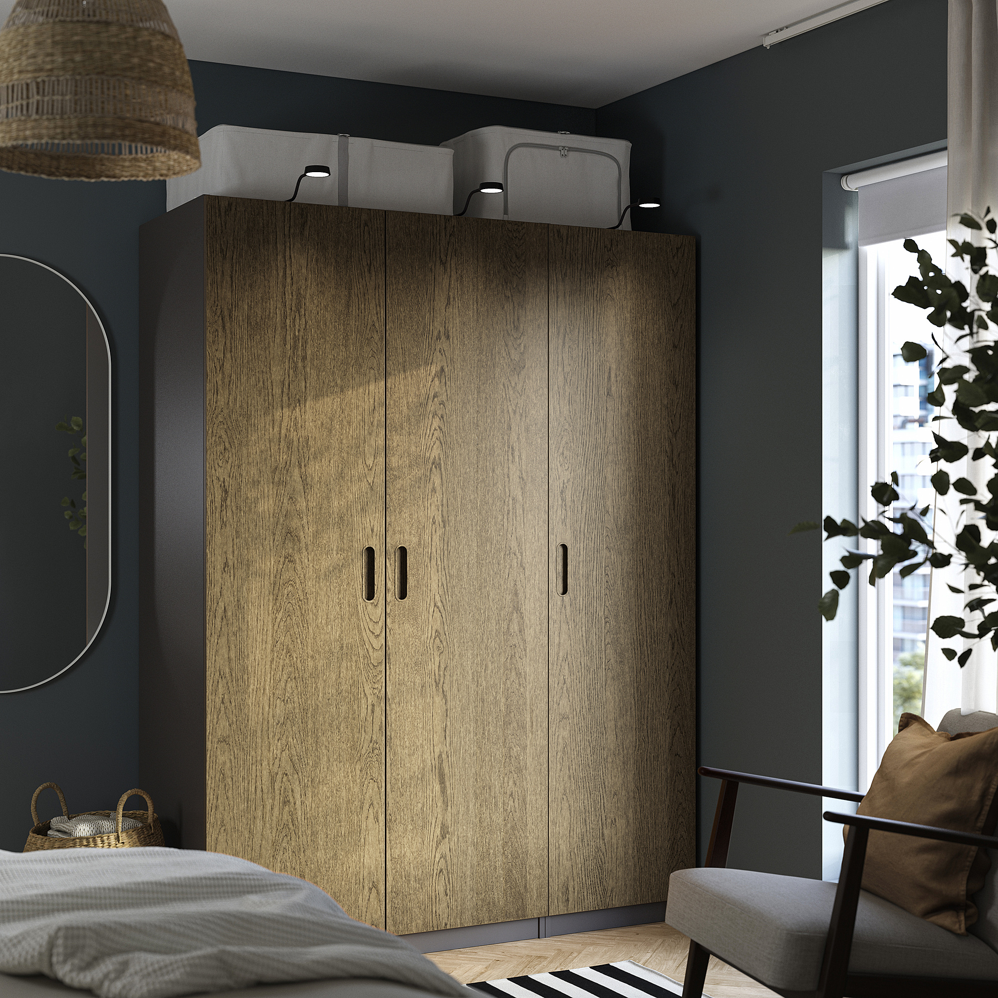 TONSTAD door with hinges