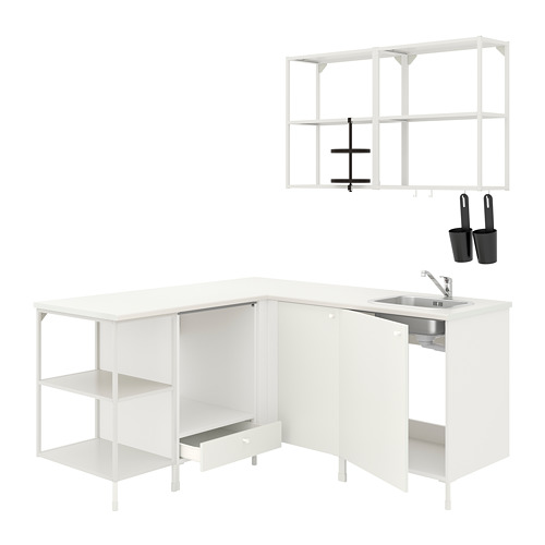 ENHET - corner kitchen, white | IKEA Taiwan Online - PE775497_S4