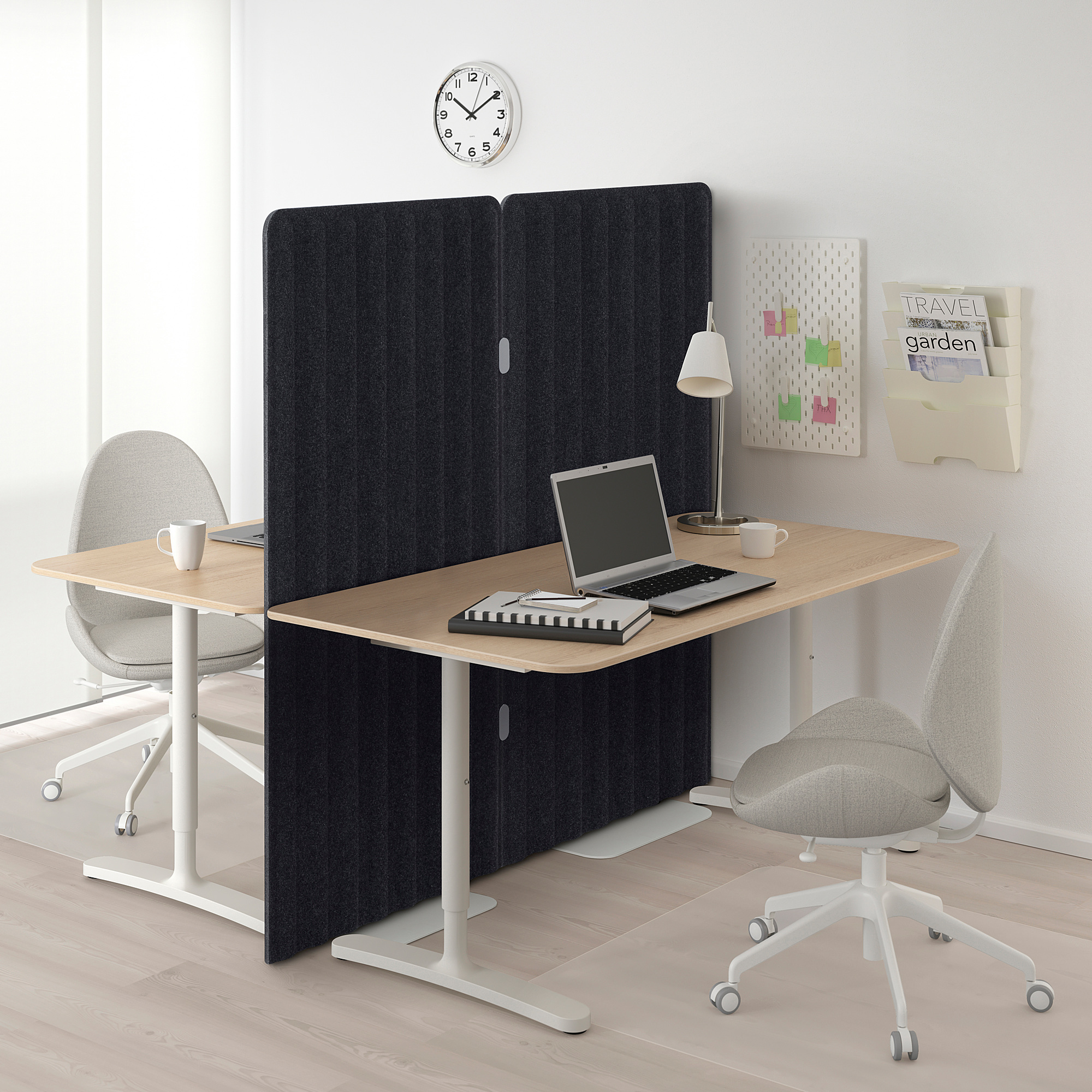 Eilif 站立式隔屏 深灰色 白色 Ikea 線上購物