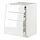 METOD/MAXIMERA - bc w pull-out work surface/3drw, white/Voxtorp high-gloss/white | IKEA Taiwan Online - PE832526_S1
