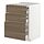 METOD/MAXIMERA - bc w pull-out work surface/3drw, white/Voxtorp walnut effect | IKEA Taiwan Online - PE832503_S1