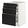 METOD/MAXIMERA - bc w pull-out work surface/3drw, white Askersund/dark brown ash effect | IKEA Taiwan Online - PE832421_S1