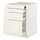 METOD/MAXIMERA - bc w pull-out work surface/3drw, white/Bodbyn off-white | IKEA Taiwan Online - PE832558_S1