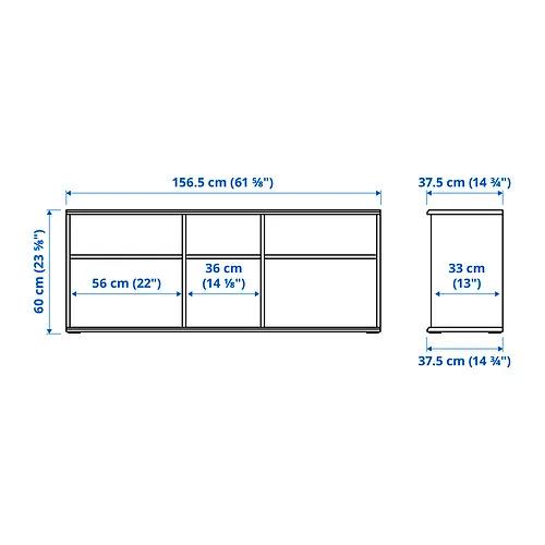 SKRUVBY TV bench