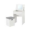 MALMSLÄTT 化妝台附椅凳