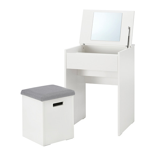 MALMSLÄTT 化妝台附椅凳