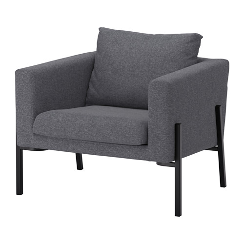 KOARP - armchair, Gunnared medium grey/black | IKEA Taiwan Online - PE643209_S4