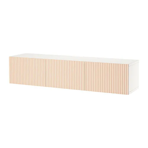 BESTÅ - 電視櫃附門板, 白色 Björköviken/實木貼皮, 樺木 | IKEA 線上購物 - PE832684_S4