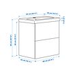 ENHET/TVÄLLEN wash-stnd w drawers/wash-basin