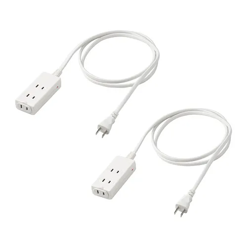KOPPLA - 三向插座, 非接地 白色, 1.5 公尺 | IKEA 線上購物 - PE775611_S4