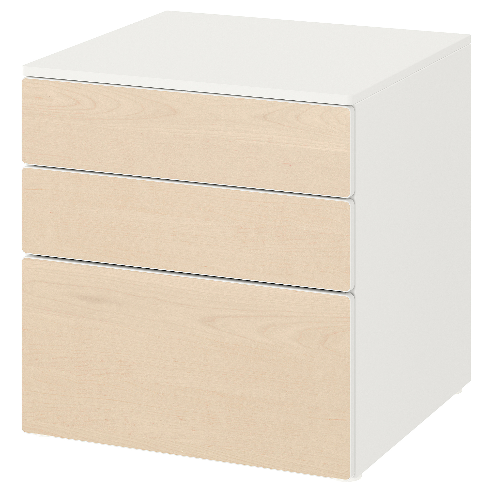 SMÅSTAD/PLATSA chest of 3 drawers