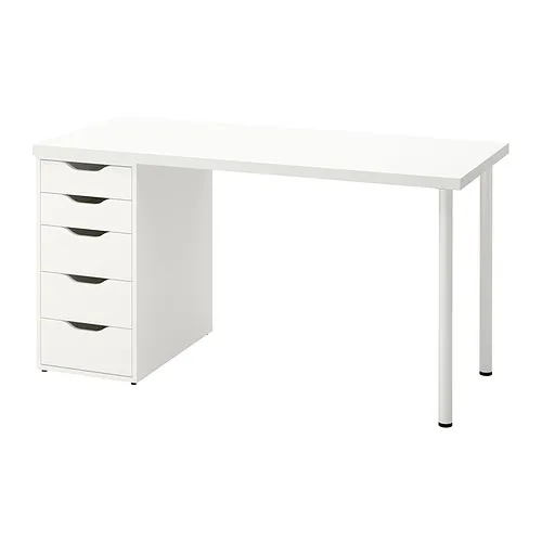 LAGKAPTEN/ALEX - 書桌/工作桌, 白色, 140x60 公分 | IKEA 線上購物 - PE832716_S4