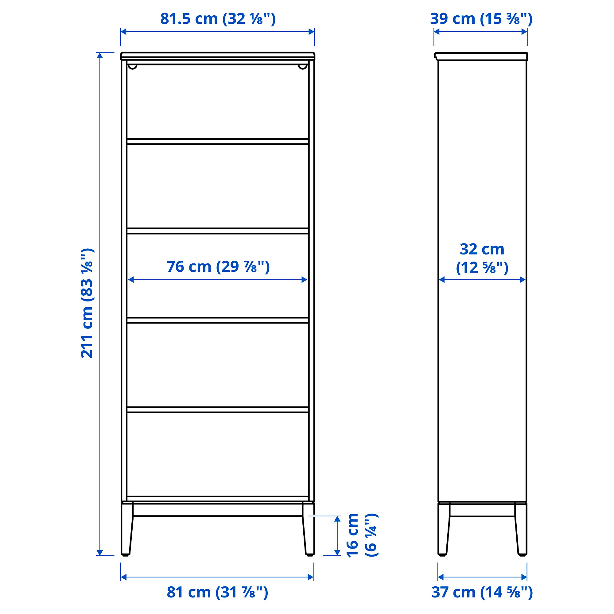 IDANÄS TV storage combination