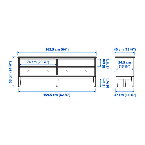 IDANÄS 電視收納組合