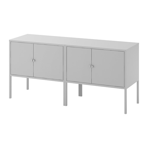 LIXHULT - cabinet combination, grey, 120x35x57 cm | IKEA Taiwan Online - PE690607_S4