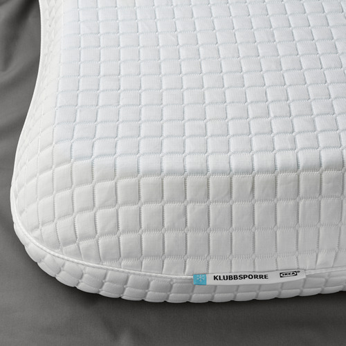 KLUBBSPORRE ergonomic pillow, side/back sleeper