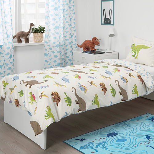 JÄTTELIK duvet cover and pillowcase