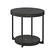 FRÖTORP - 邊桌, 碳黑色 大理石紋/黑色 玻璃, 48 公分 | IKEA 線上購物 - PE832777_S2 