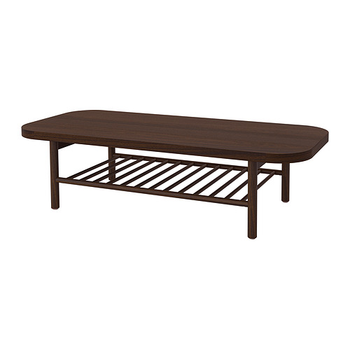LISTERBY - coffee table, dark brown stained oak veneer | IKEA Taiwan Online - PE832800_S4