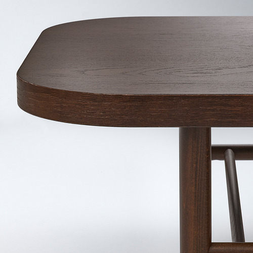 LISTERBY - coffee table, dark brown stained oak veneer | IKEA Taiwan Online - PE832803_S4