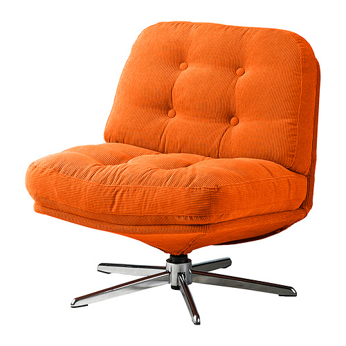 DYVLINGE - swivel easy chair, Kelinge orange | IKEA Taiwan Online - PE942192_S4