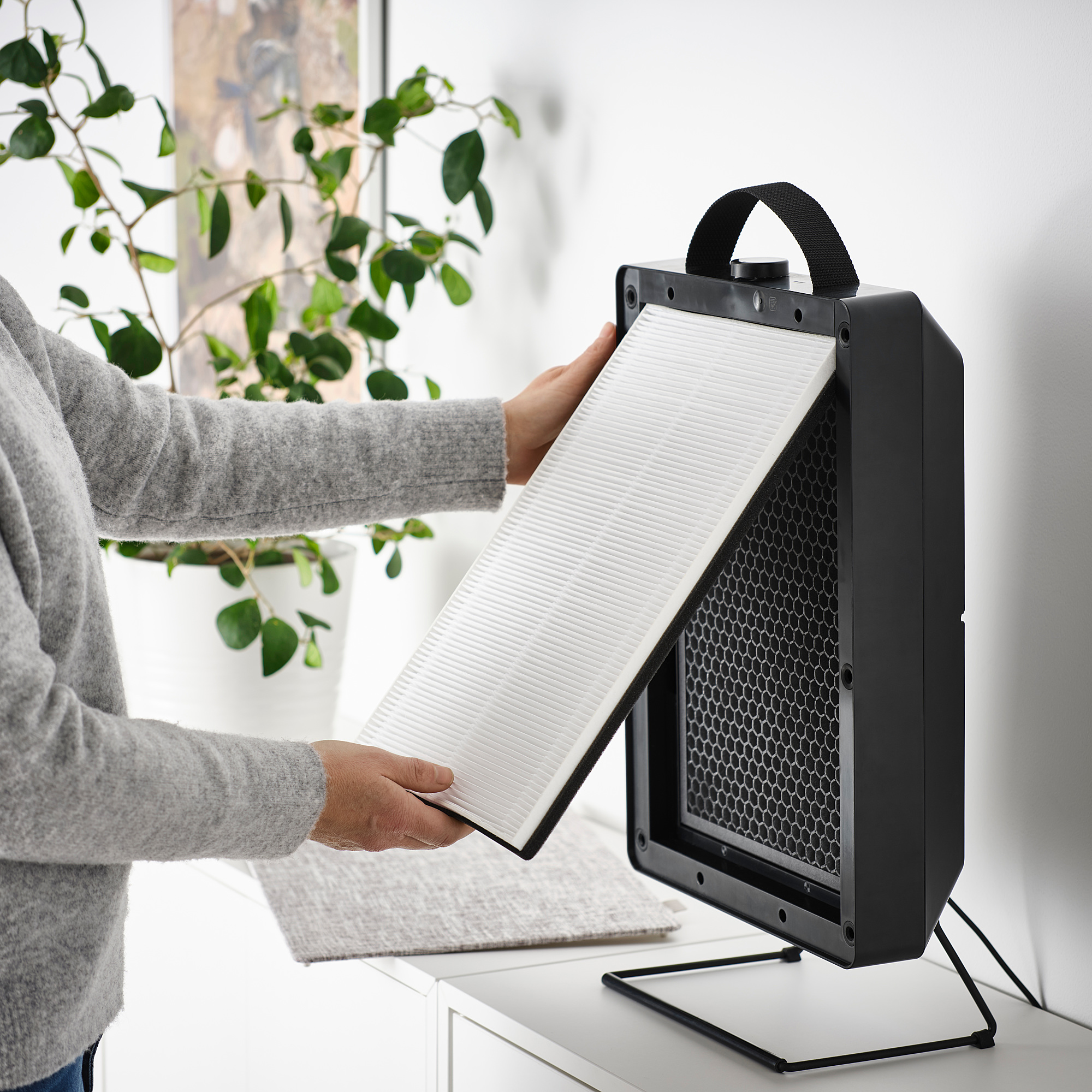 FÖRNUFTIG air purifier/additional gas filter