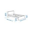 MALM bed frame, high