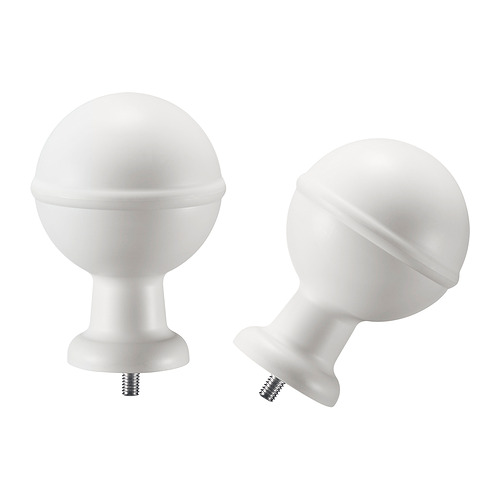 ALVARSTÅNDS 窗簾桿裝飾頭 2件裝